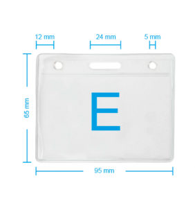 E (95mm X 65mm)